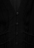 Robe Gaze Manches Bouffantes