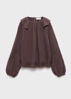 Blouse Maggie Marron - Fille