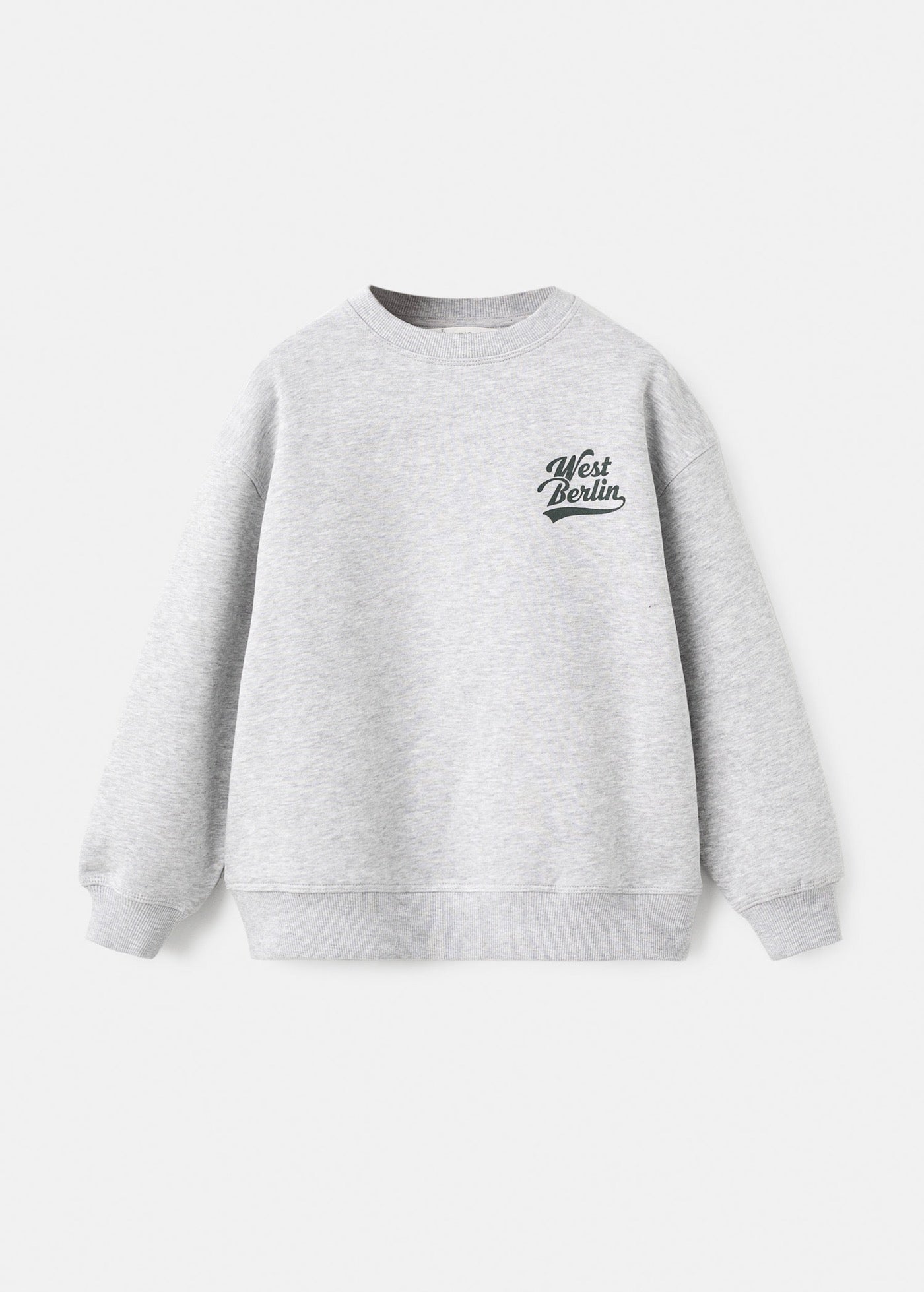 Sweat Berlin Gris Moyen Chiné - Garçon