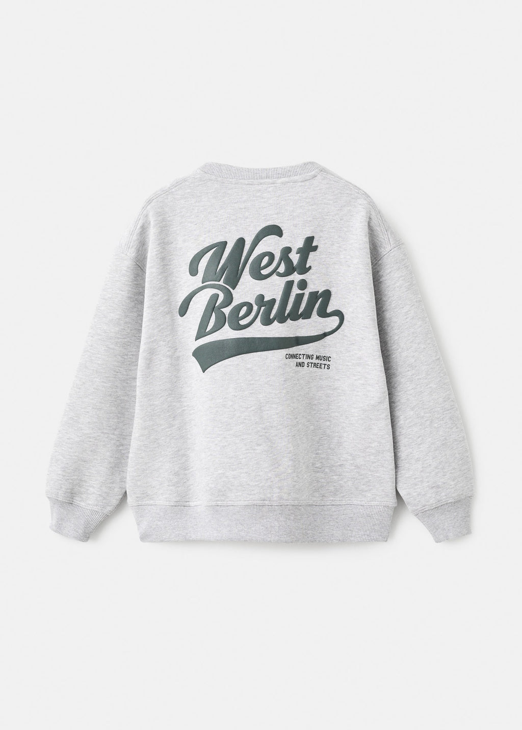 Sweat Berlin Gris Moyen Chiné - Garçon