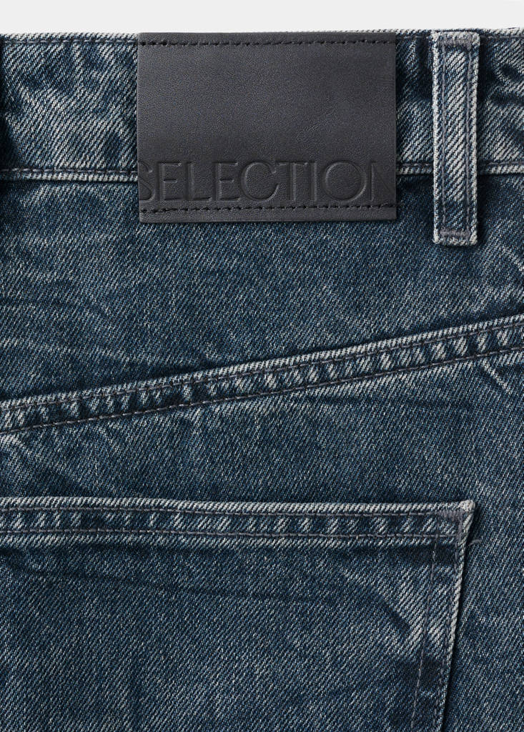 Jeans Dritti A Vita Normale