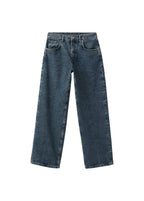 Jeans Dritti A Vita Normale