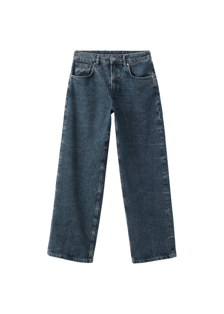 Jeans Dritti A Vita Normale