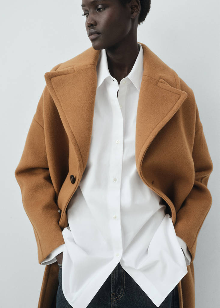 Manteau Laine Manteco Revers