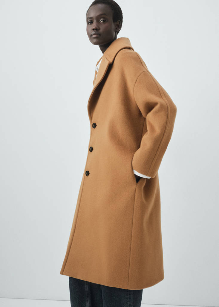 Manteau Laine Manteco Revers