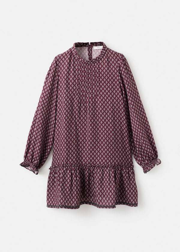 Vestido Carmela Burdeos - Niña