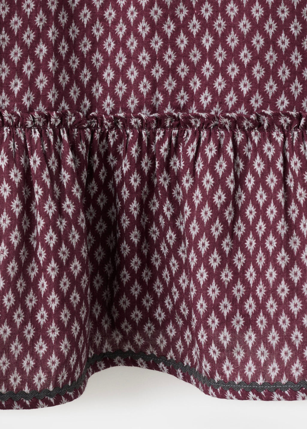 Robe Carmela Bordeaux - Fille