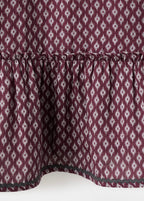 Robe Carmela Bordeaux - Fille