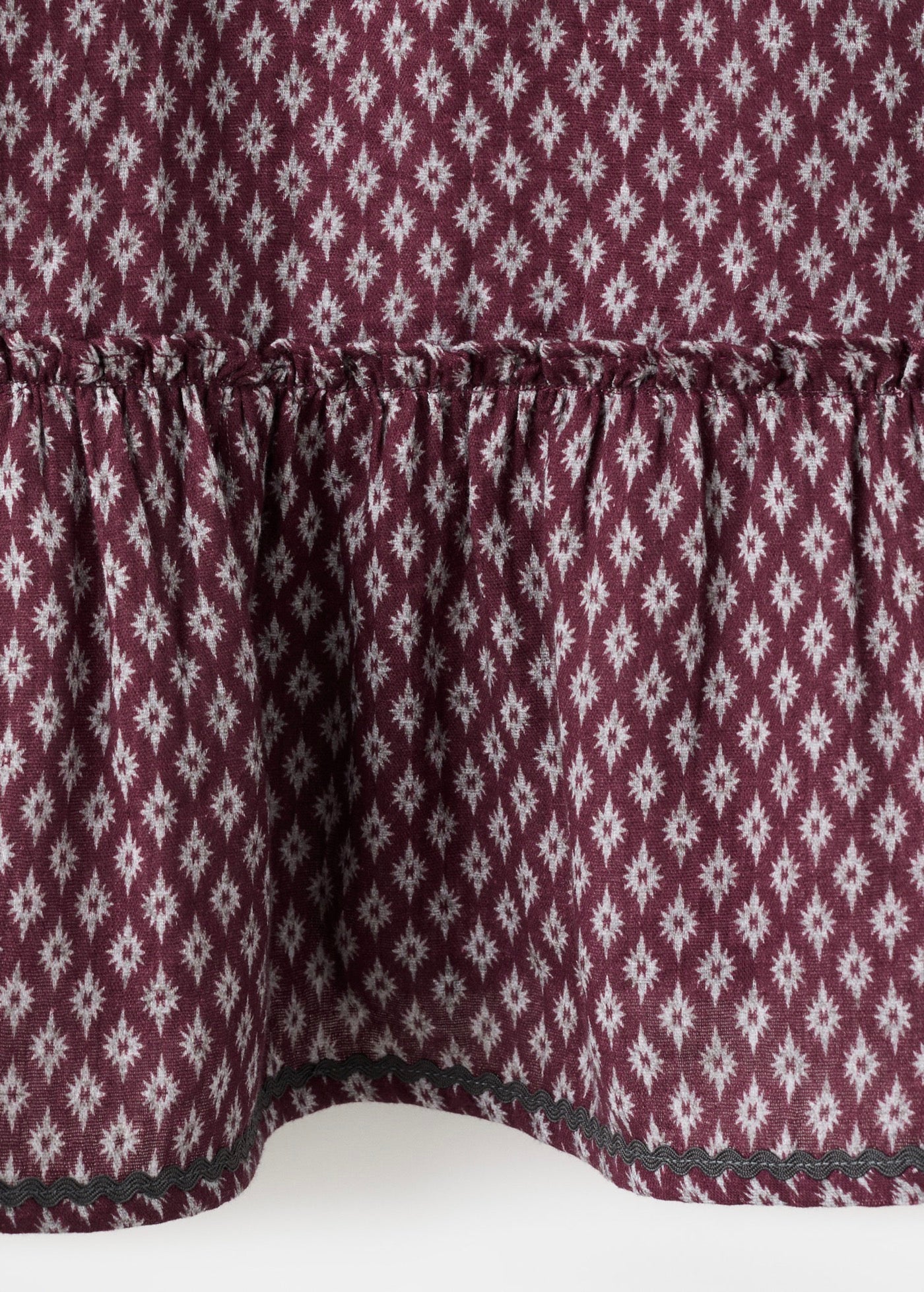 Robe Carmela Bordeaux - Fille