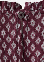 Robe Carmela Bordeaux - Fille