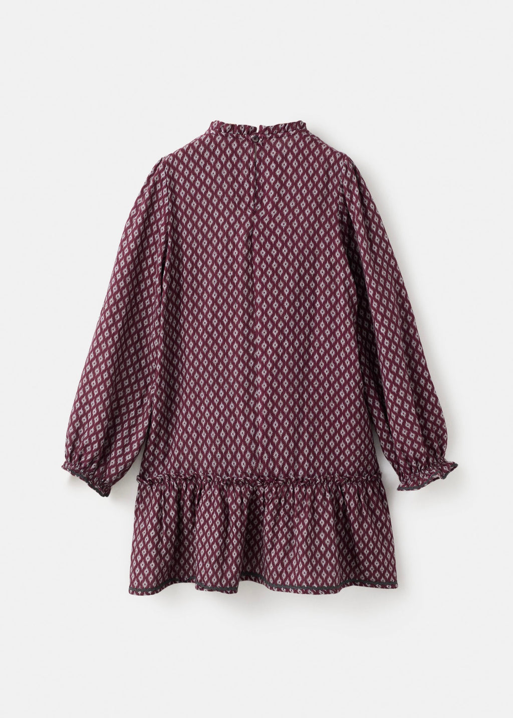 Robe Carmela Bordeaux - Fille