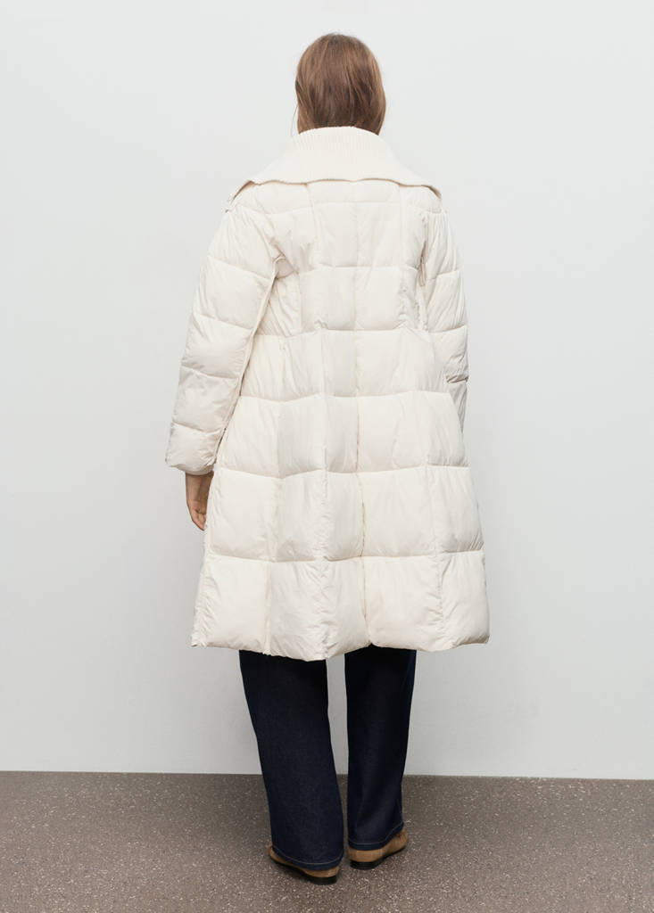 Anorak Matelassé Tissu Combiné