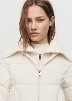 Anorak Matelassé Tissu Combiné
