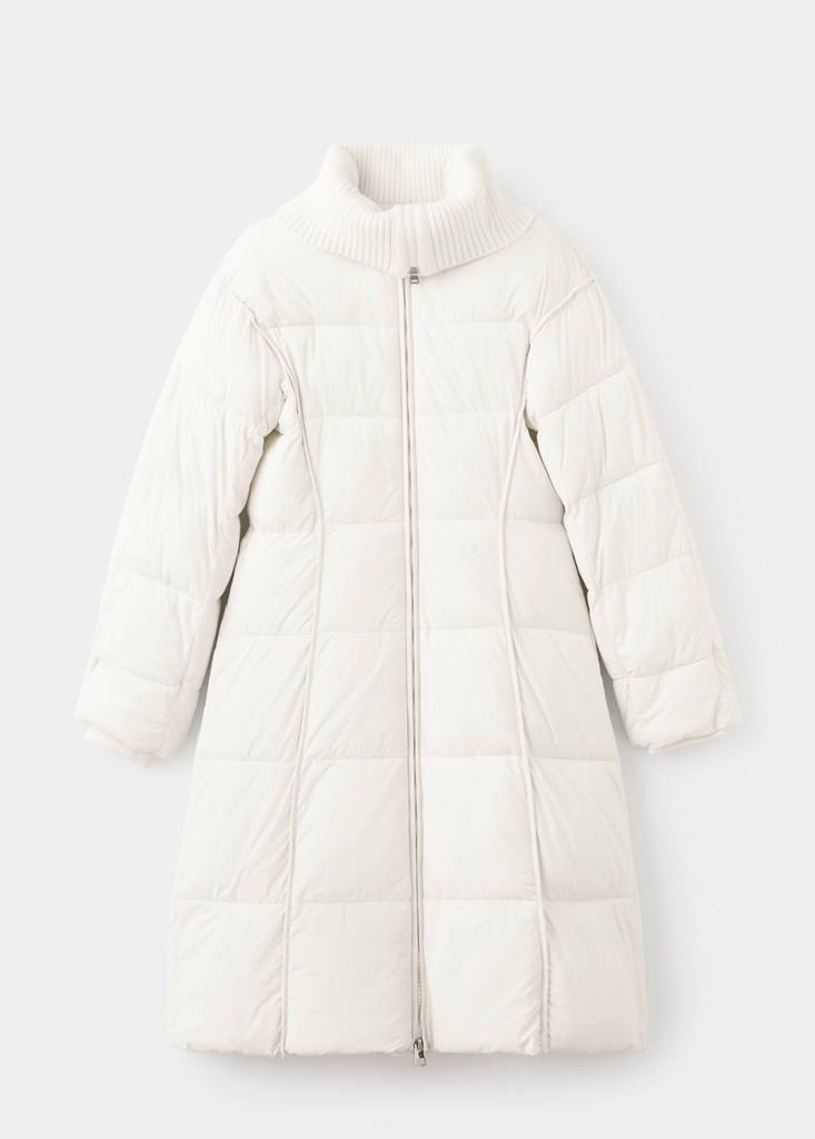 Anorak Matelassé Tissu Combiné