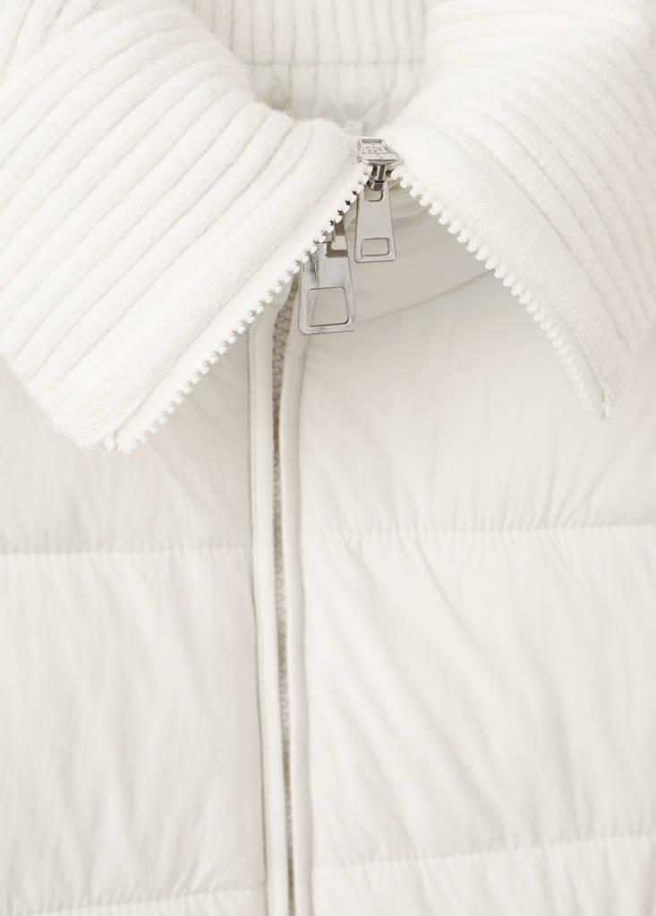 Anorak Matelassé Tissu Combiné