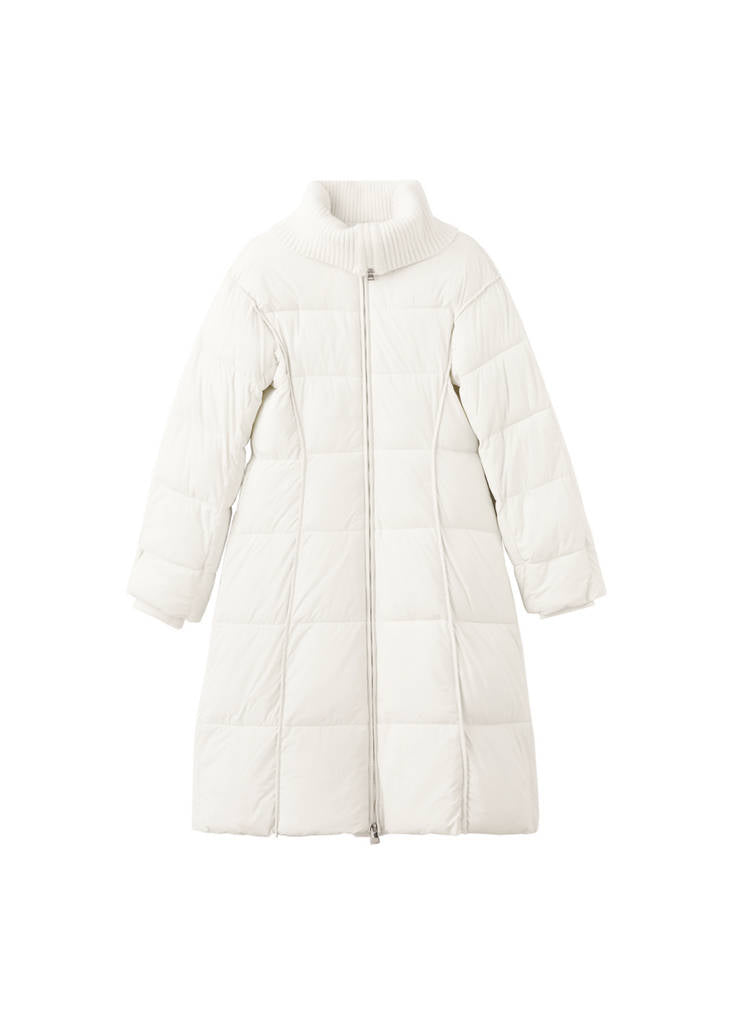 Anorak Matelassé Tissu Combiné