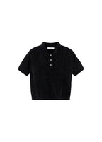 Pull Effet Fourrure À Col Polo