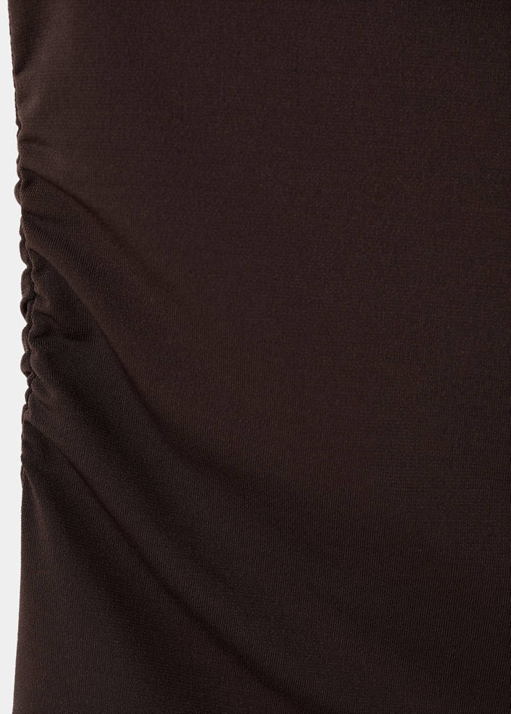 Top Col Asymétrique Détail Métallique