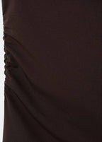 Top Col Asymétrique Détail Métallique