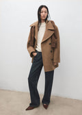 Manteau Laine Manteco Double Boutonnage