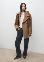 Manteau Laine Manteco Double Boutonnage