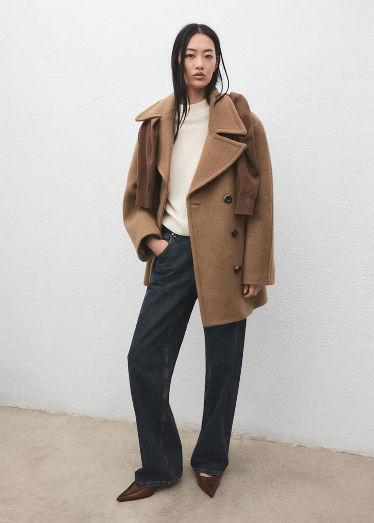 Manteau Laine Manteco Double Boutonnage
