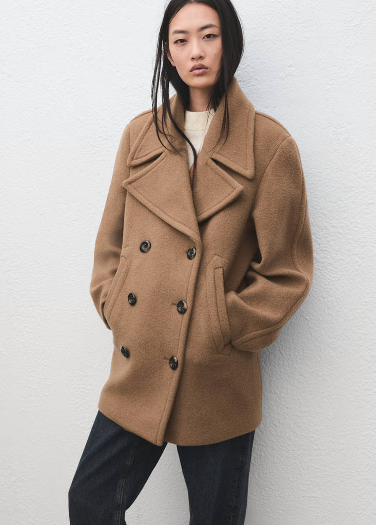 Manteau Laine Manteco Double Boutonnage