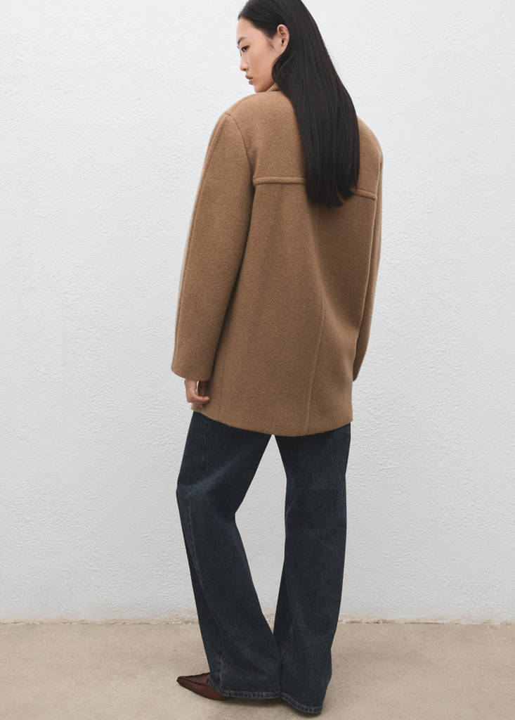 Manteau Laine Manteco Double Boutonnage