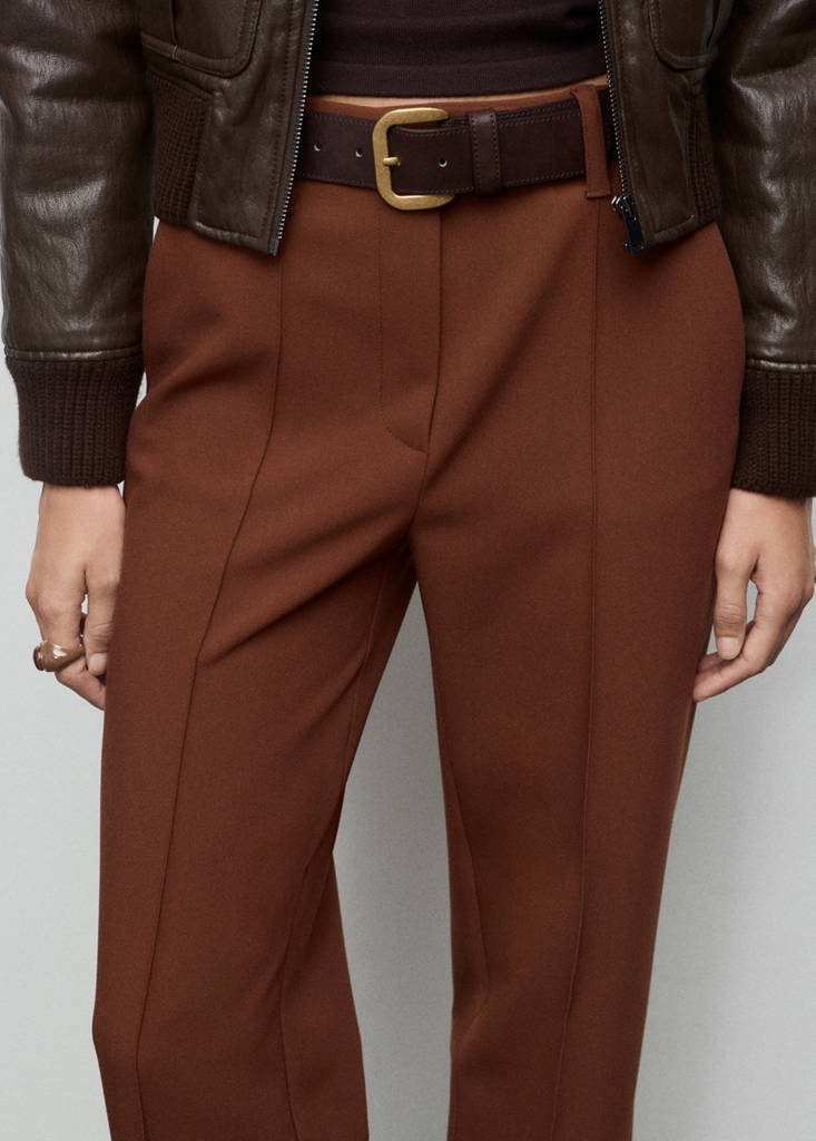 Pantalon Droit Coutures