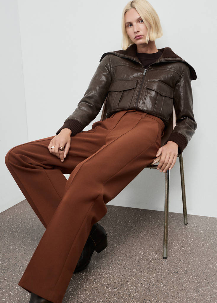 Pantalon Droit Coutures