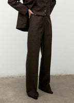Pantalon Laine Jaspée