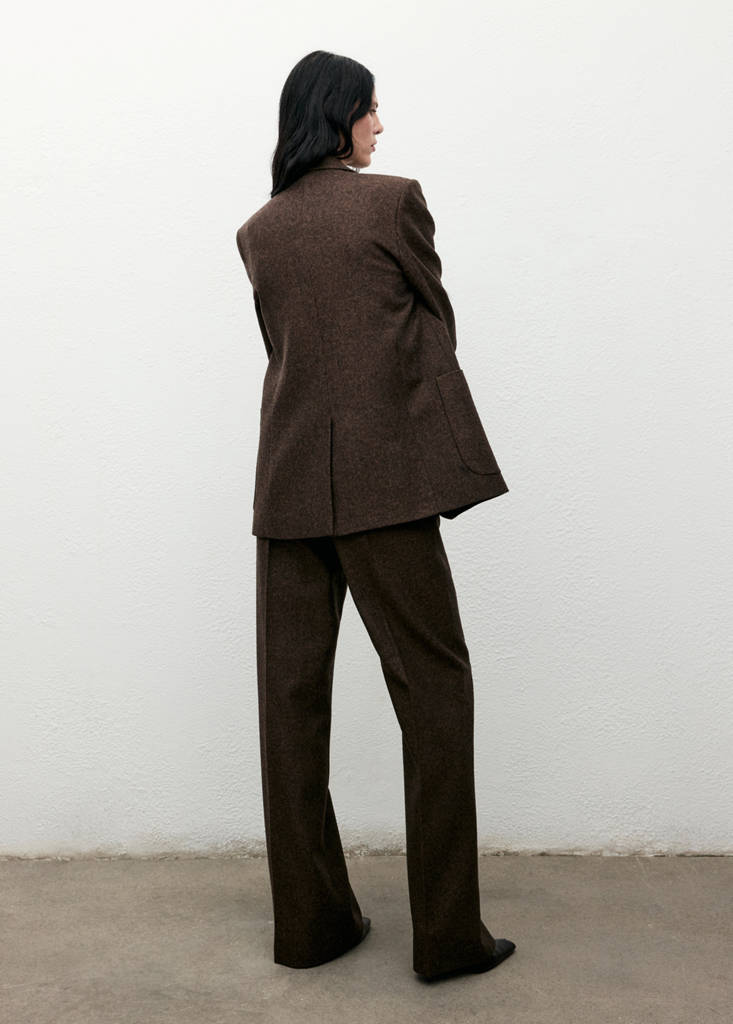 Pantalon Laine Jaspée