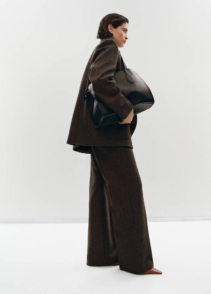 Pantalon Laine Jaspée