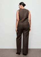 Pantalon Laine Jaspée