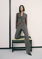 Pantalon Laine Jaspée