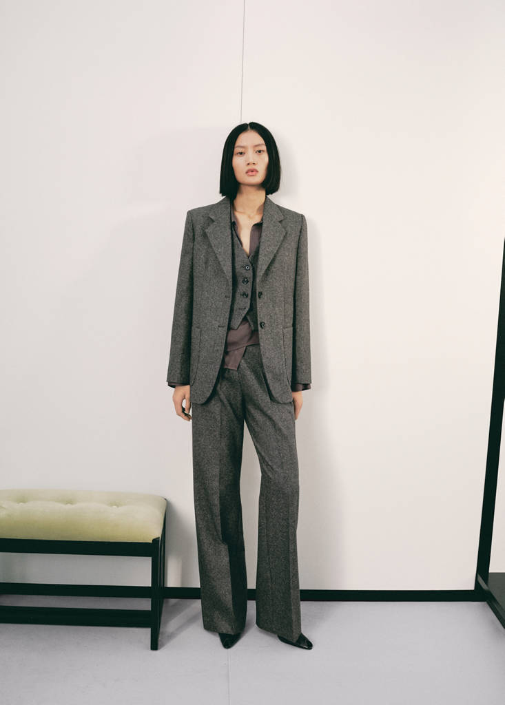 Pantalon Laine Jaspée