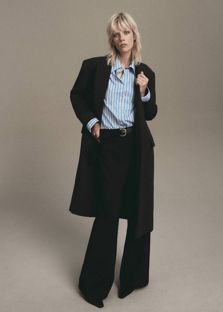 Pantalon Droit Zips