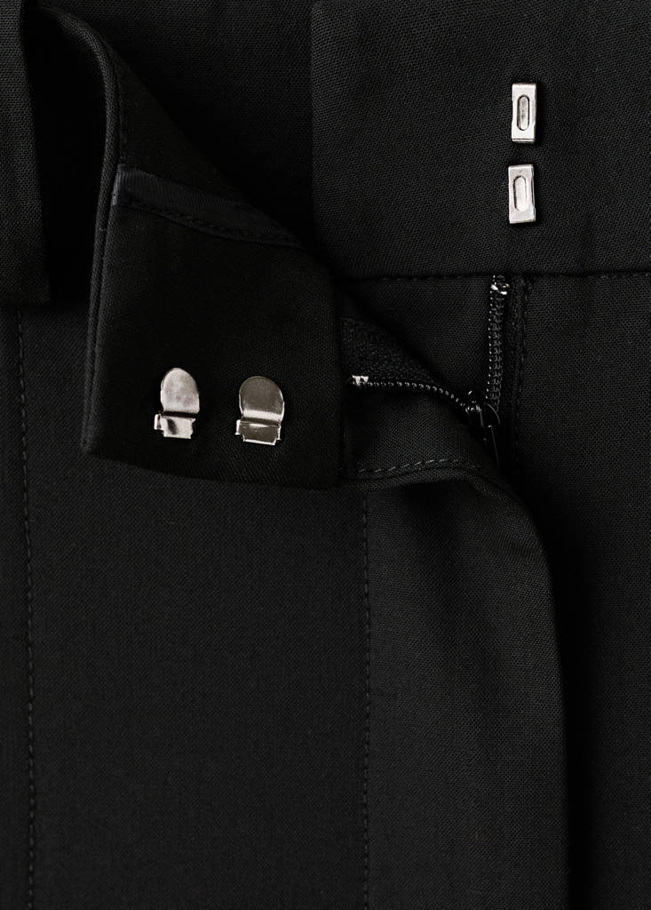 Pantalon Droit Zips