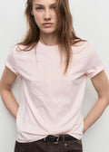 T-Shirt Coton Broderie À Fleurs