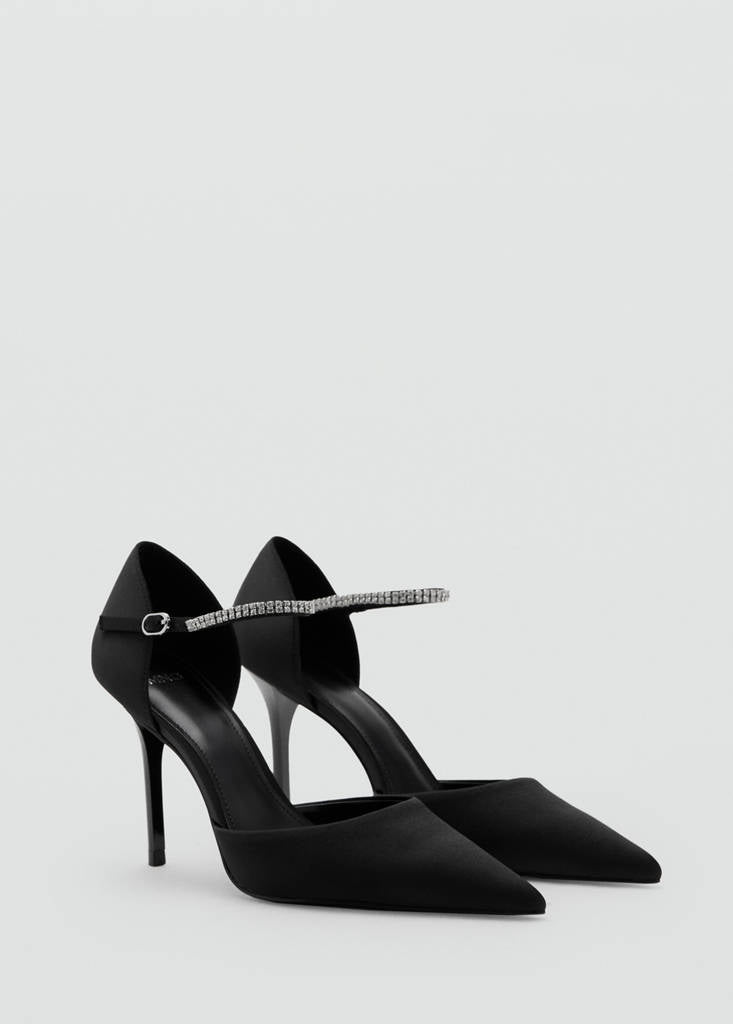 Chaussures Talon Lanière Strass