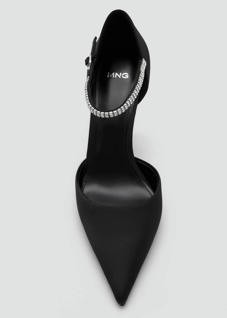 Chaussures Talon Lanière Strass