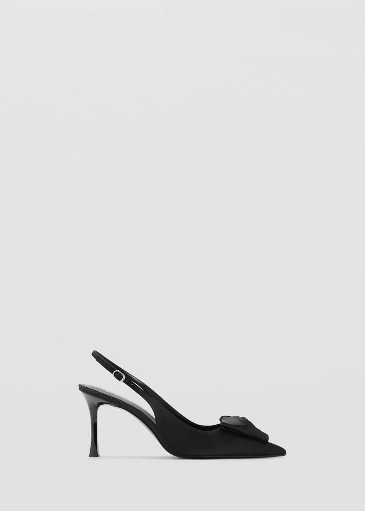 Chaussures Satinées Fleur