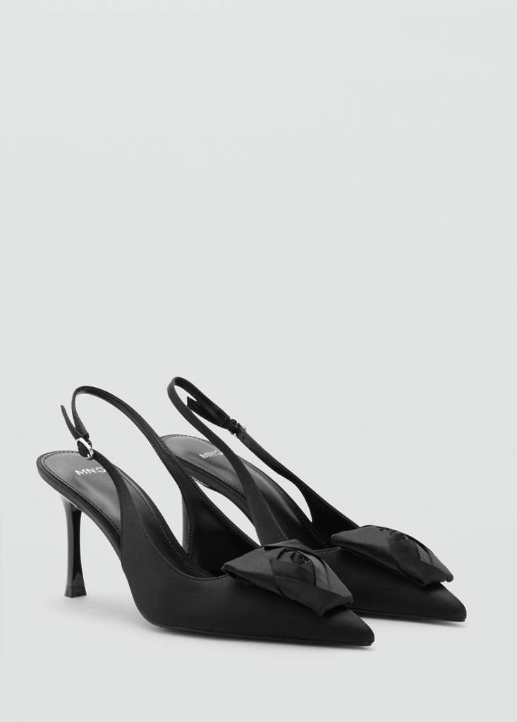 Chaussures Satinées Fleur