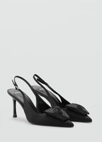 Chaussures Satinées Fleur