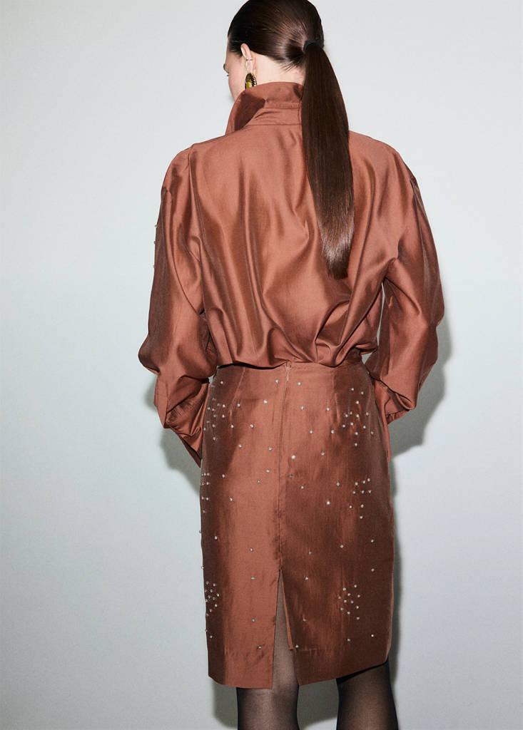 Chemise Lyocell Strass