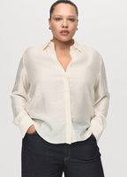 Chemise Satinée Strass
