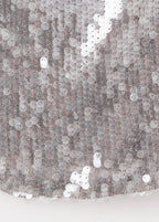 Top Paillettes Col Bénitier