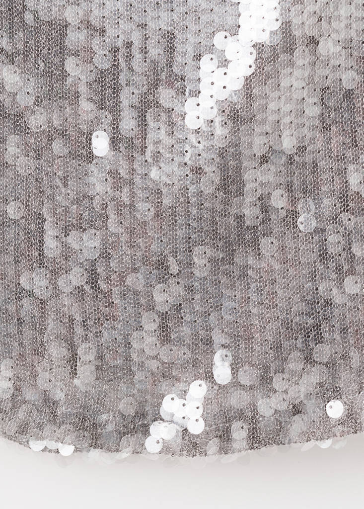 Top Paillettes Col Bénitier