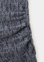 Top Dentelle Col Asymétrique