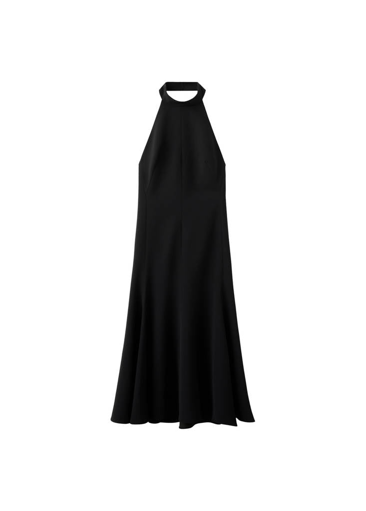 Robe Col Halter Dos Nu